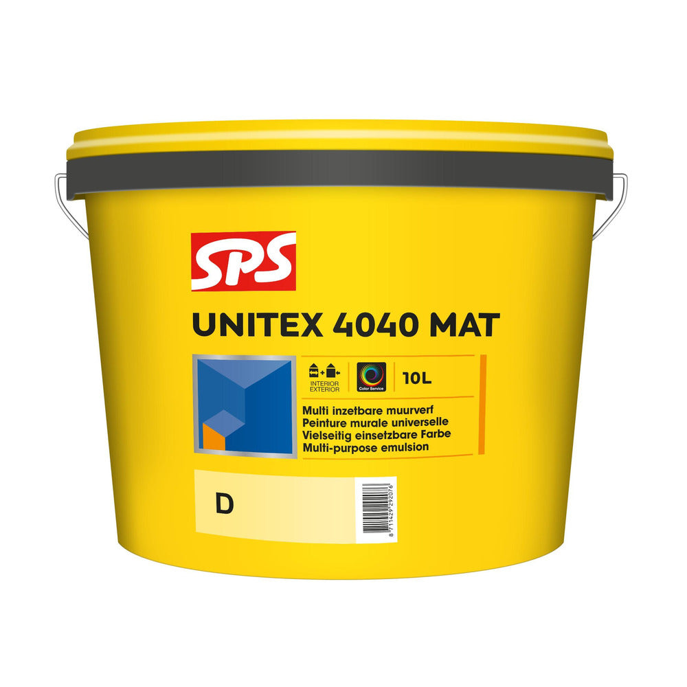 SPS Muurverf Unitex 4040 Mat Mengbasis D 10L-375296
