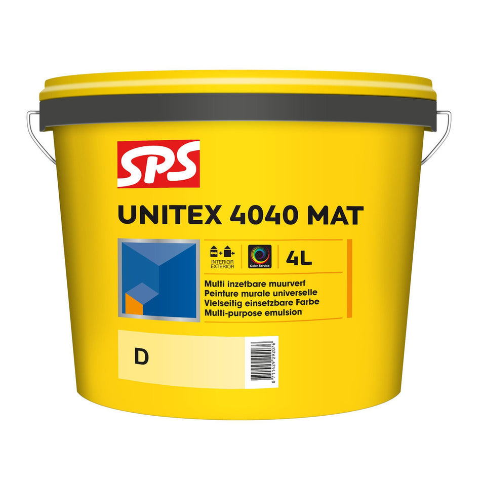 SPS Muurverf Unitex 4040 Mat Mengbasis D 4L-375318