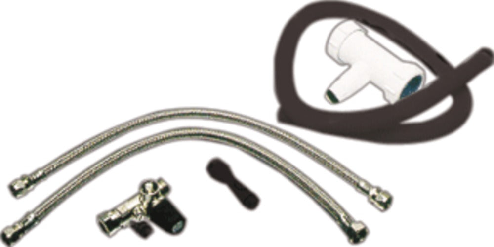 Itho Daalderop Boiler Montageset met Verchroomd Inlaatcombinatie 6404-386147