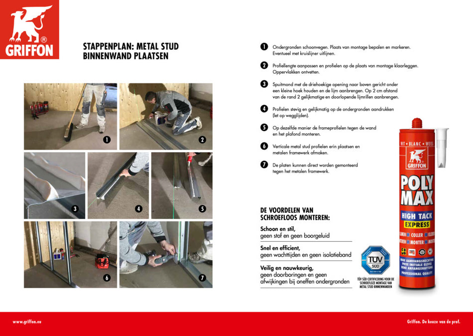 Knauf U-profiel 45/40 verzinkt staal 400 cm-394573
