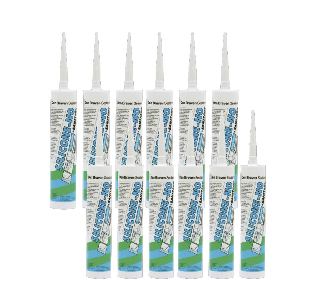Zwaluw Siliconenkit Silicone-NO Wit 310ml-394808