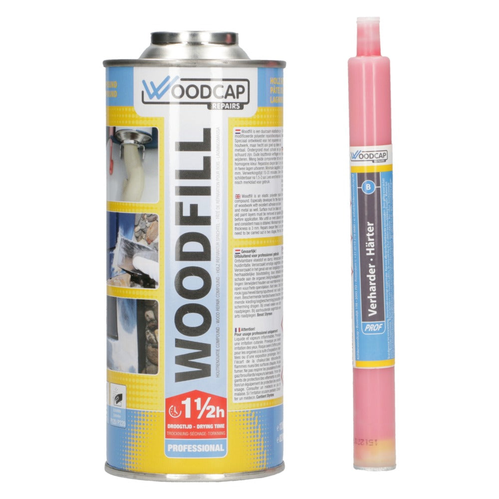 Woodfill Houtvulmiddel 2K Wit Met Verharder Roze-395013