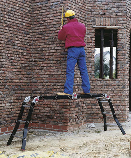 Altrex Varitrex-Prof Vouwladder Prof Aluminium 4x3 Treden Inclusief Platform-445978