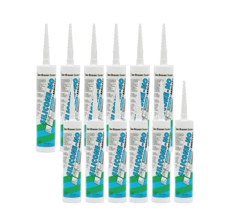 Zwaluw Siliconenkit Silicone-NO Grijs 310ml-450931