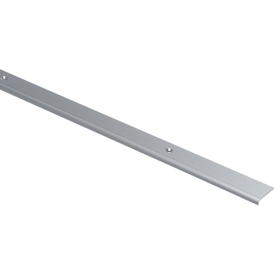 Essentials Trapkant Aluminium Geanodiseerd 25x6,3x2mm Met Neus 100 cm-454720