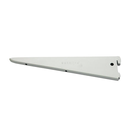 F-Systeem Wandrailsysteem drager F staal gelakt 37 cm wit dubbel 55 kg-455432