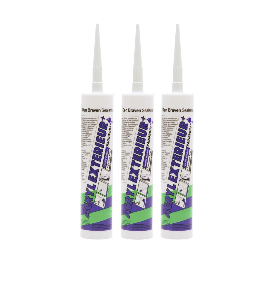 Zwaluw Acrylaatkit Acryl Exterior+ Wit 310ml-455807