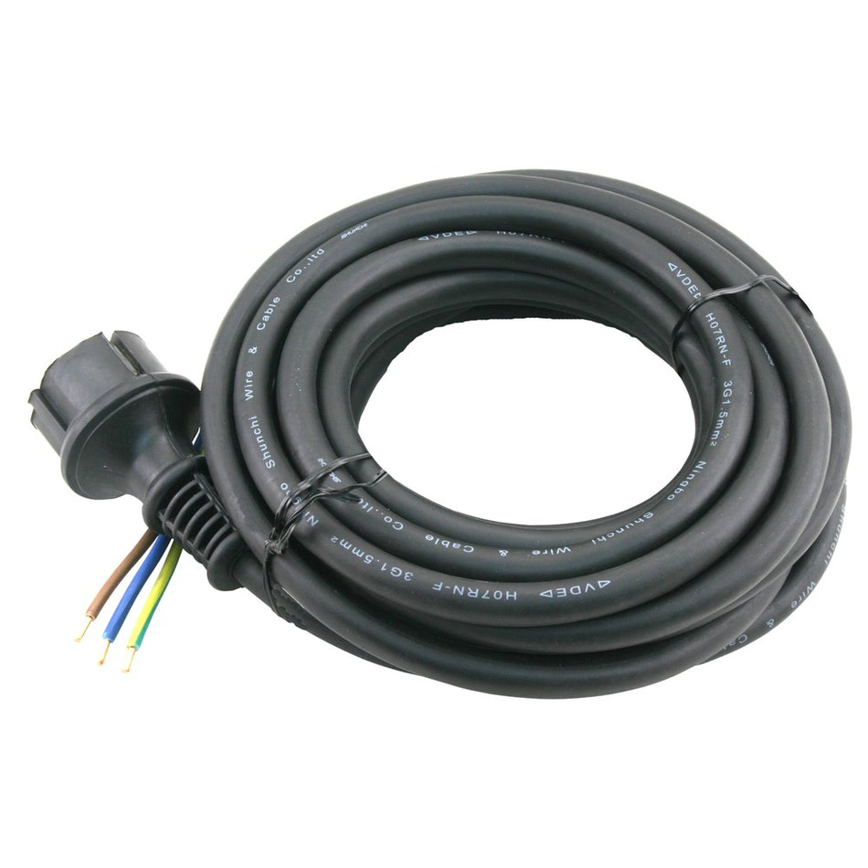 Q-link Aansluitsnoer Neopreen H07RN-F Zwart 5m-475685