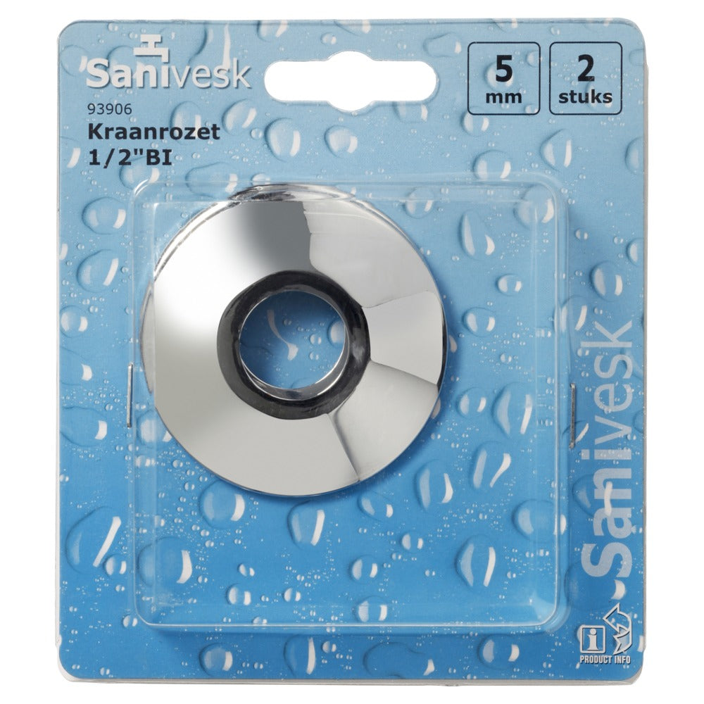 Kraanrozet messing verchroomd 1/2''x5 mm-507026