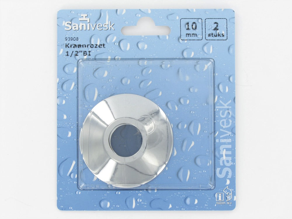 Kraanrozet messing verchroomd 1/2''x10 mm-507034