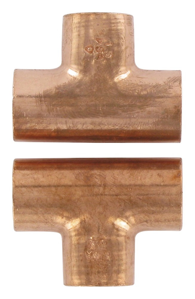 T-stuk roodkoper 15x15x15 mm-509159