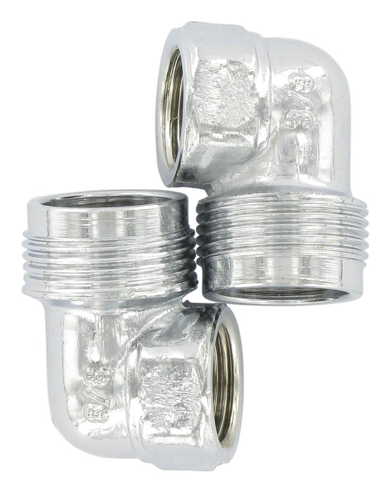 Aansluitnippel 3/8'' haaks, 2 stuks-510668