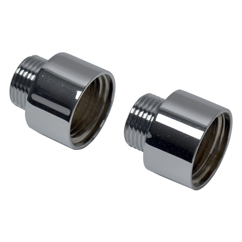 BONFIX Neusstuk 1/2'' binnendraad x 3/8'' buitendraad chroom-511078