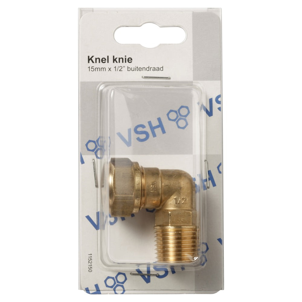 VSH Knel/draad knie 15 mm x 1/2'' buitendraad-511353