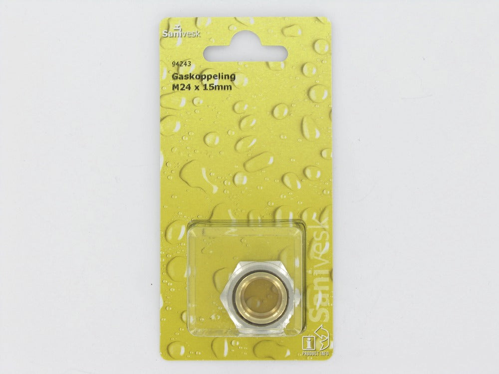 Gaskoppeling M24x15 mm-512251