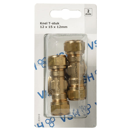 VSH Knel T-stuk 12x15x12 mm 2 stuk-512685