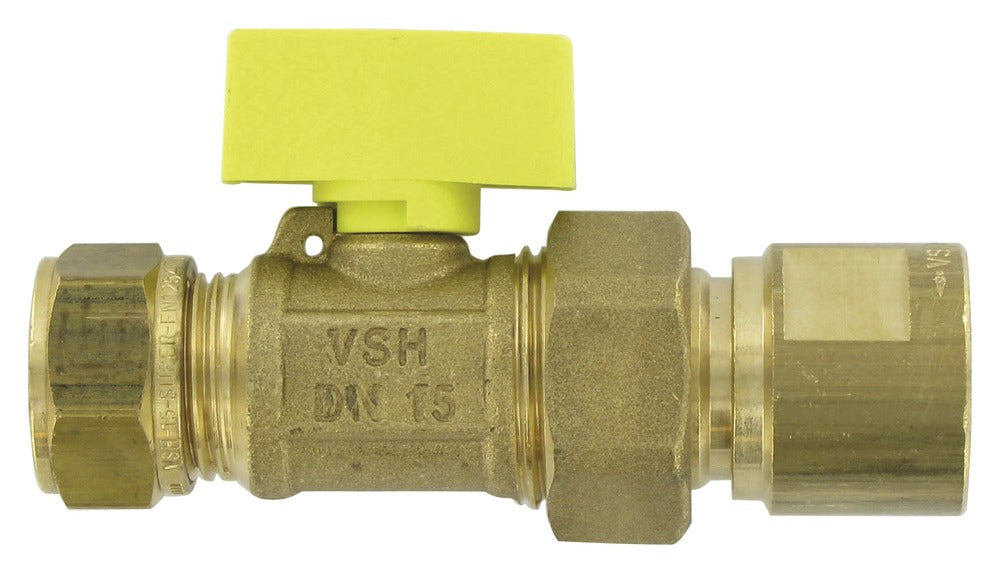 Gaskogelkraan knel 15 mm x 1/2'' buitendraad-513761