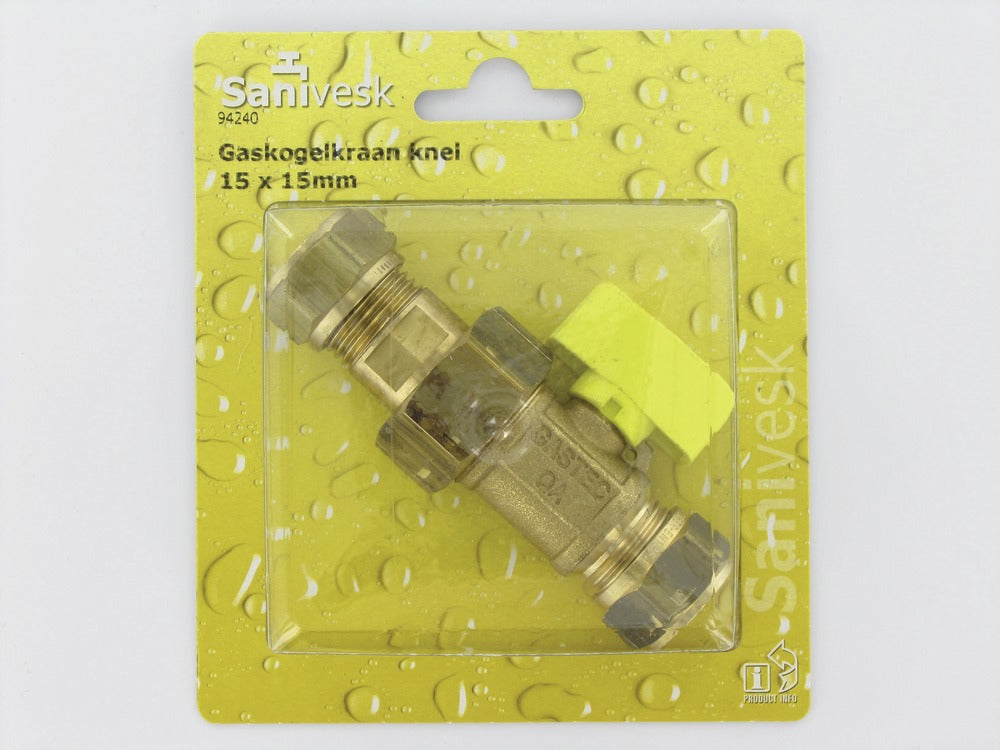 Gaskogelkraan 15x15 mm-513796