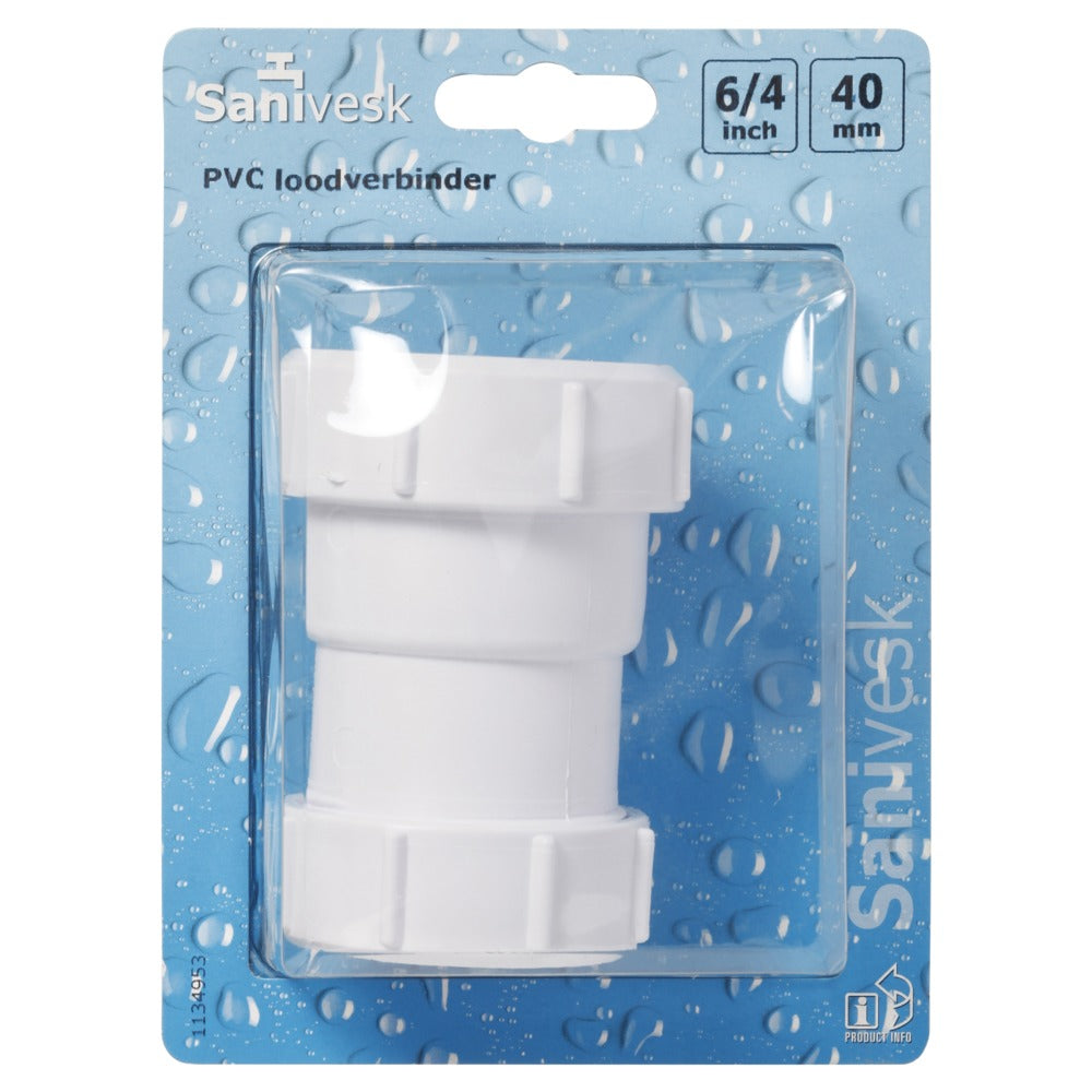 Loodverbinder PVC 6/4''x40 mm-514341