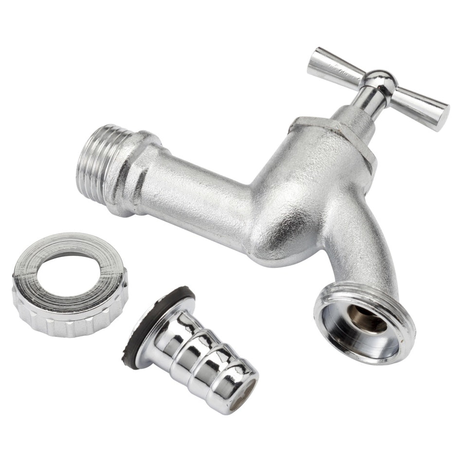 BONFIX Tapkraan 1/2'' mat chroom met wartel-514902