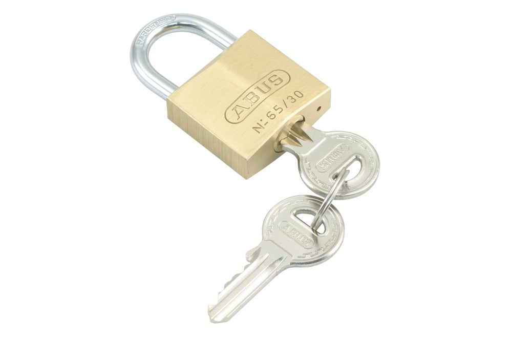 Abus Hangslot 65C Zwaar Messing 40mm Automatisch Sluitend-538359