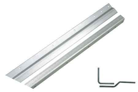 SecuStrip Stalen Anti-inbraakstrip Type 1 Binnendraaiend 2050mm Wit-540405