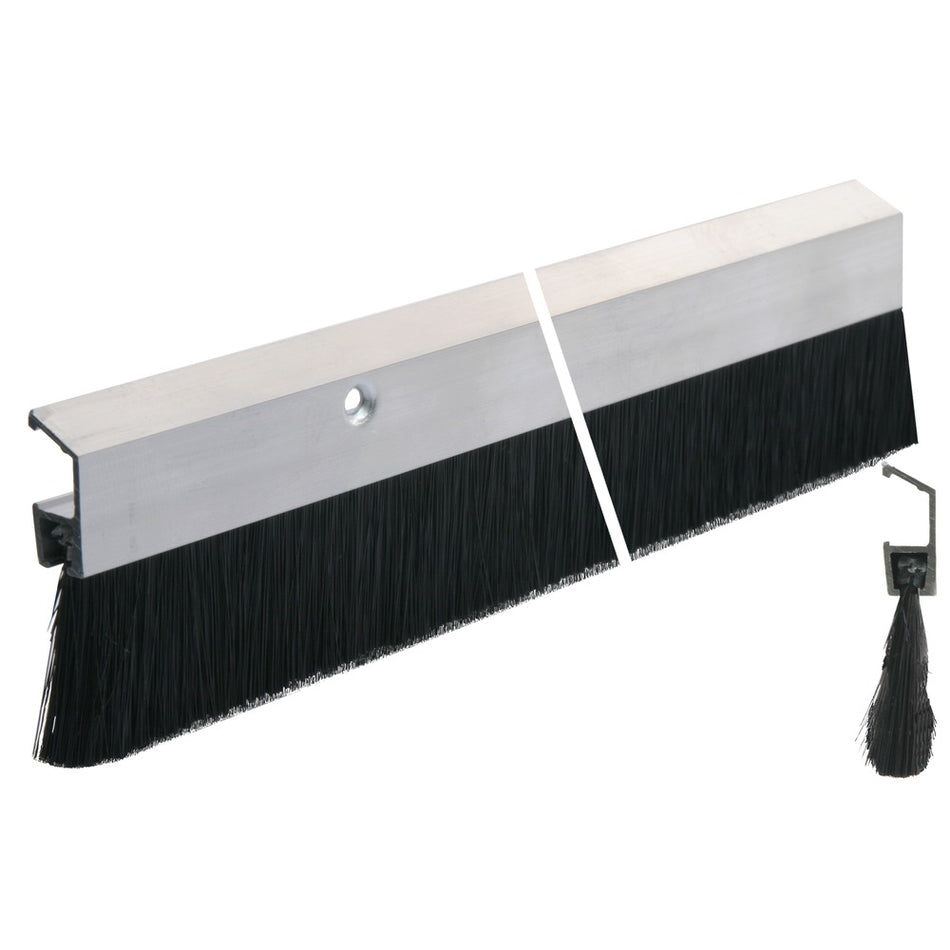 Ellen Dorpelstrip IBS Aluminium Met Borstel Zware Uitvoering 220cm-542392