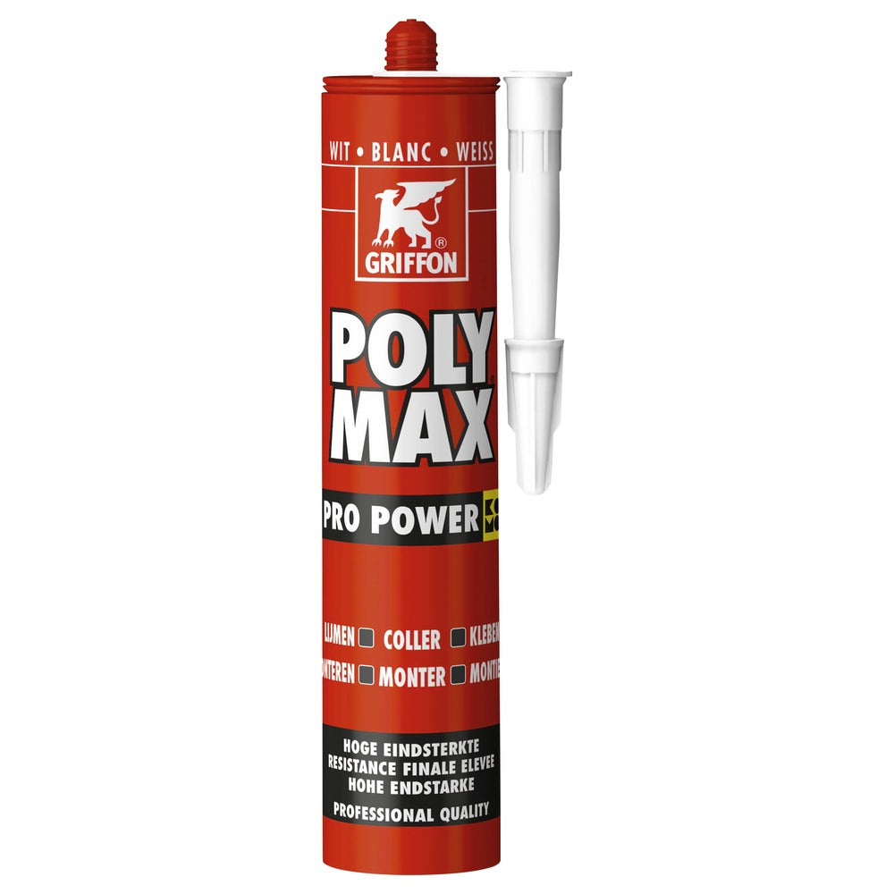 Griffon Montagelijm Poly Max Pro Power wit-552041