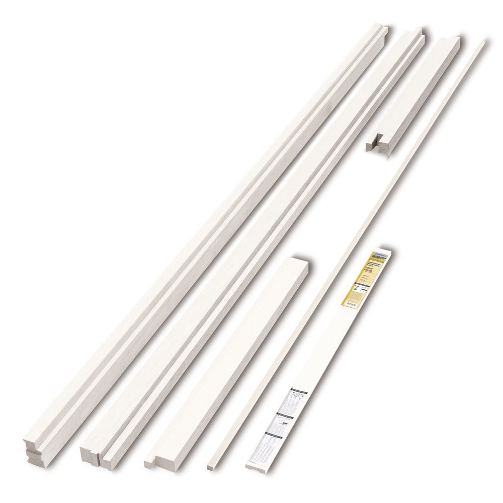 Binnendeurkozijn hardhout 93x231,5 cm 56x115 mm wit gegrond stomp FSC Mix 70%-552290