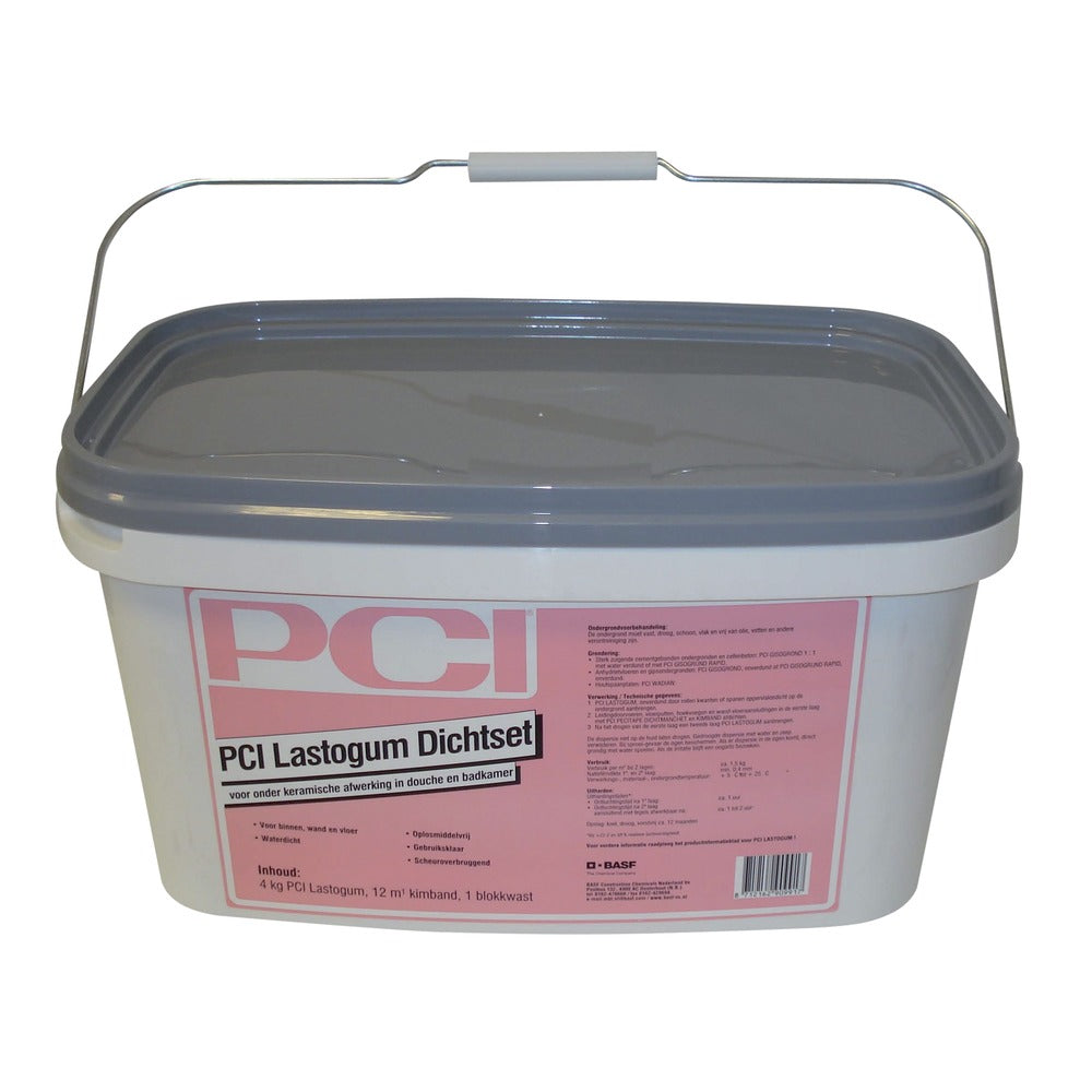 PCI Lastogum Waterdichtingsset Pasta 4kg Kimband 12m-552671