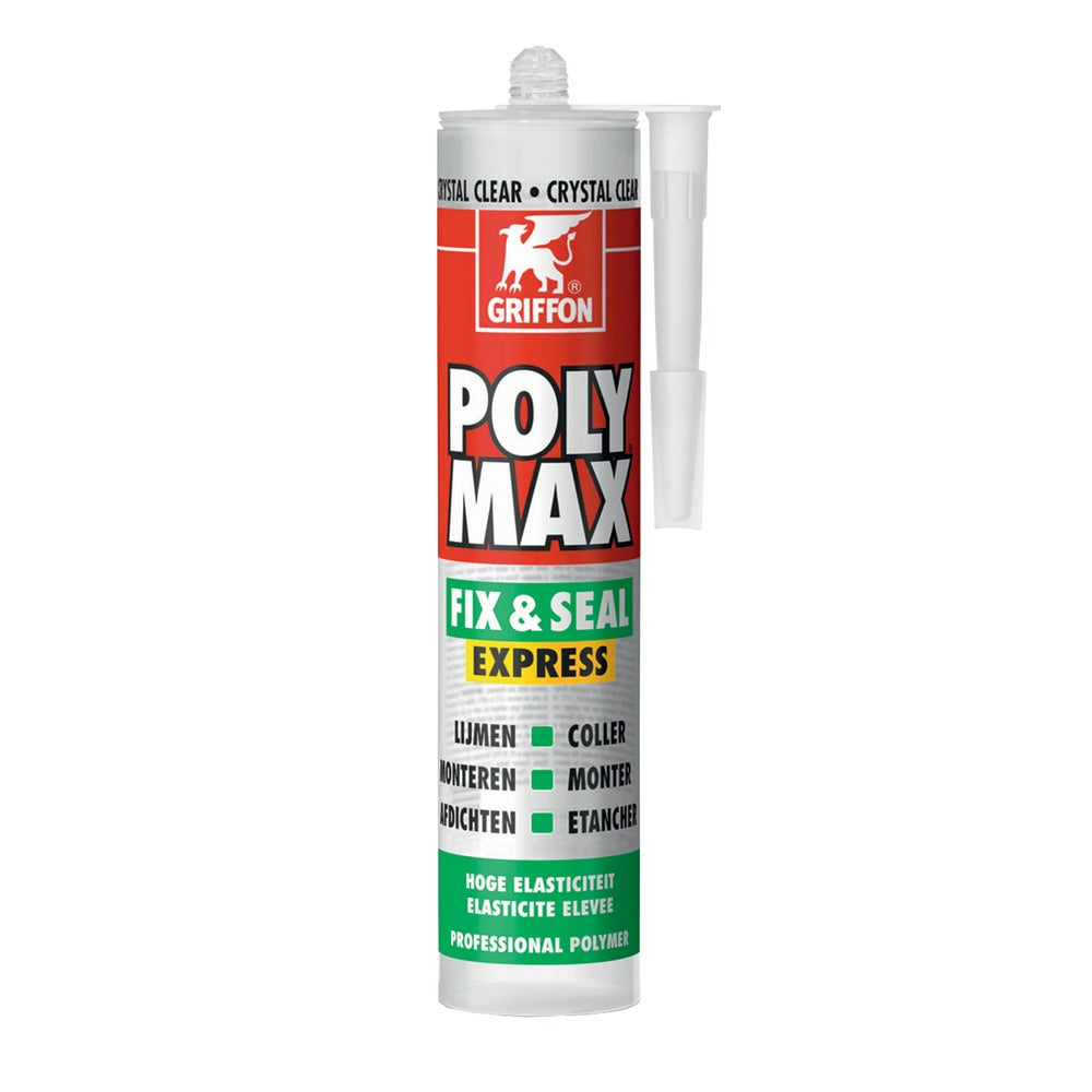 Griffon Poly Max Fix & Seal Express Transparant 300gr-552783