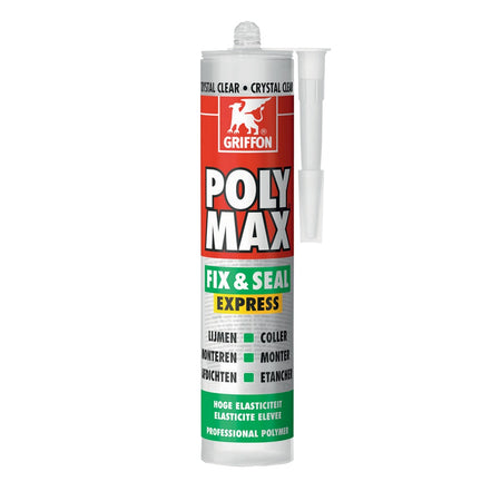 Griffon Poly Max Fix & Seal Express Transparant 300gr-552783
