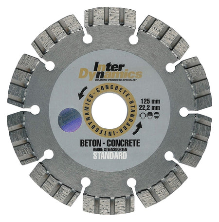 InterDynamics Beton Standard Diamantzaagblad 125mm-554030