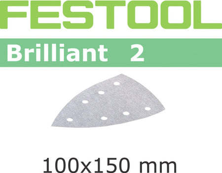 Festool StickFix Brilliant 2 Schuurblad STF-DELTA/7 P40-BR2/10, 10 stuks-554491