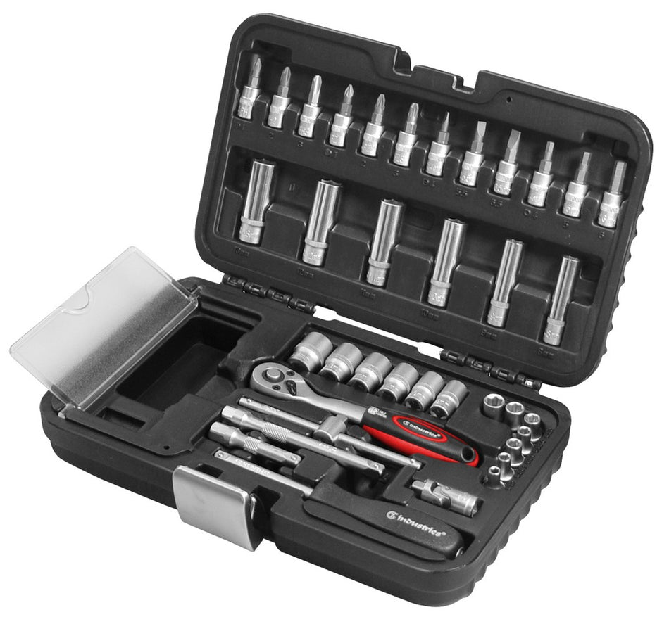 7 Industries Doppendoos chroom, 37 stuks-556167