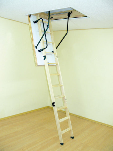 Altrex Woodytrex De Luxe Zoldertrap 3-Delig Inklapbaar Hout 120x60cm 100% PEFC-556384