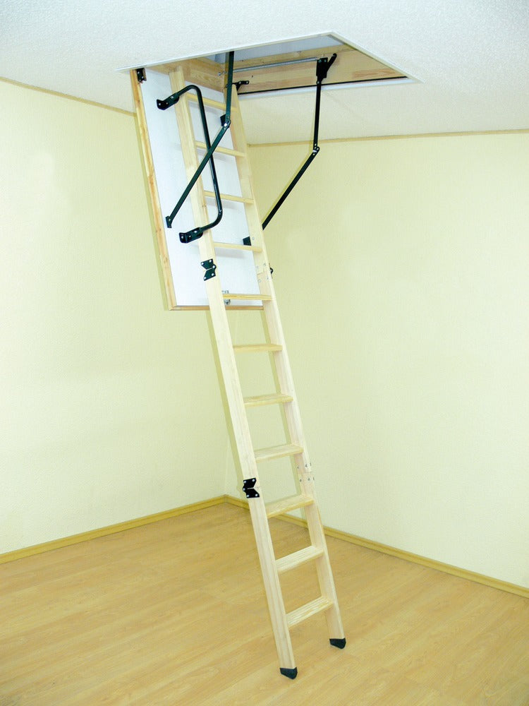 Altrex Woodytrex De Luxe Zoldertrap 3 Delig Inklapbaar Hout 110x70cm 100% PEFC-556386