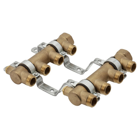 Viega Pexfit Verdeler 1052 brons 4-groeps t.b.v. verwarming-557006