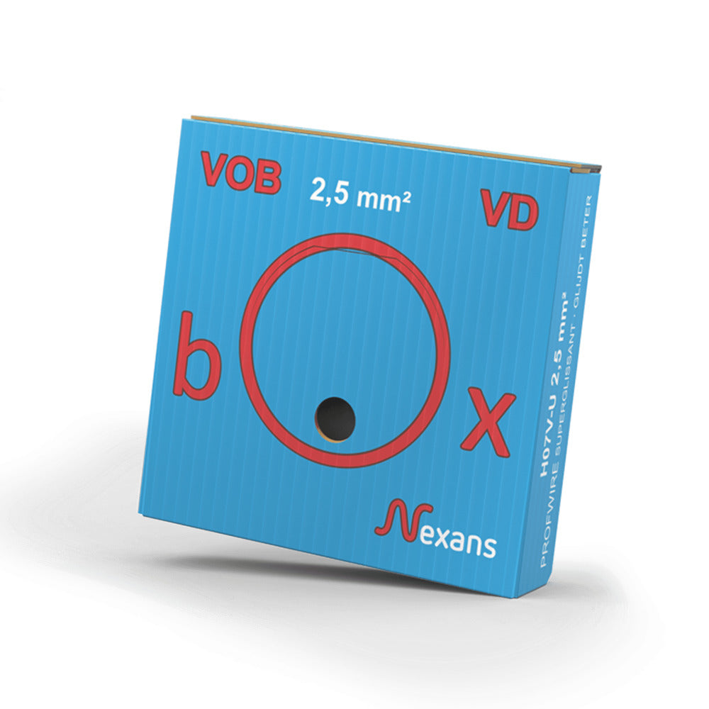 Nexans Installatiedraad Profwire VDbox Blauw 2,5mm2 100m-557238
