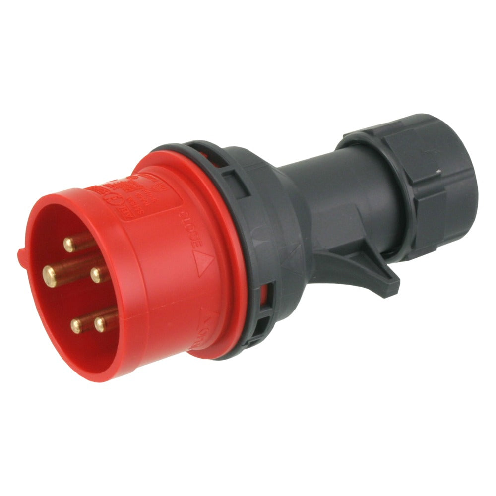 ABL Stekker Kracht Twist 4-Polig+E Rood IP44 16A-557696