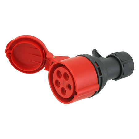 ABL Contrastekker Kracht Twist 4-Polig+E Rood IP44 16A-557697