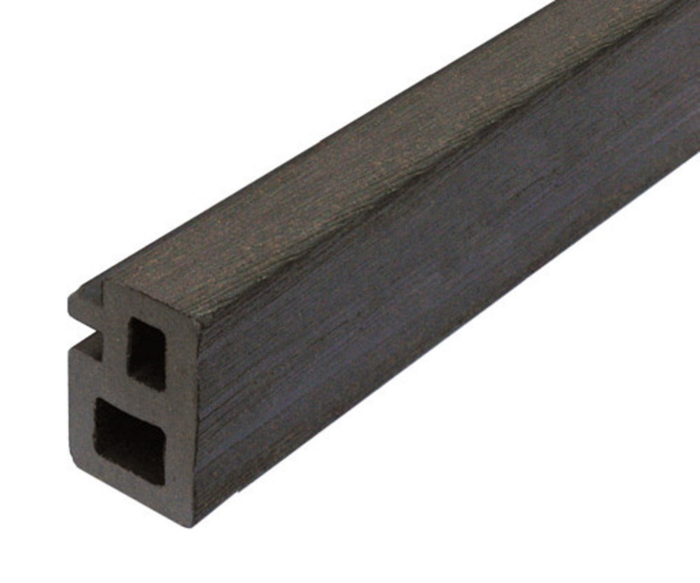 Elephant Regel/afdeklijst WPC Antraciet 30x50x2250mm 2st FSC 100%-559672