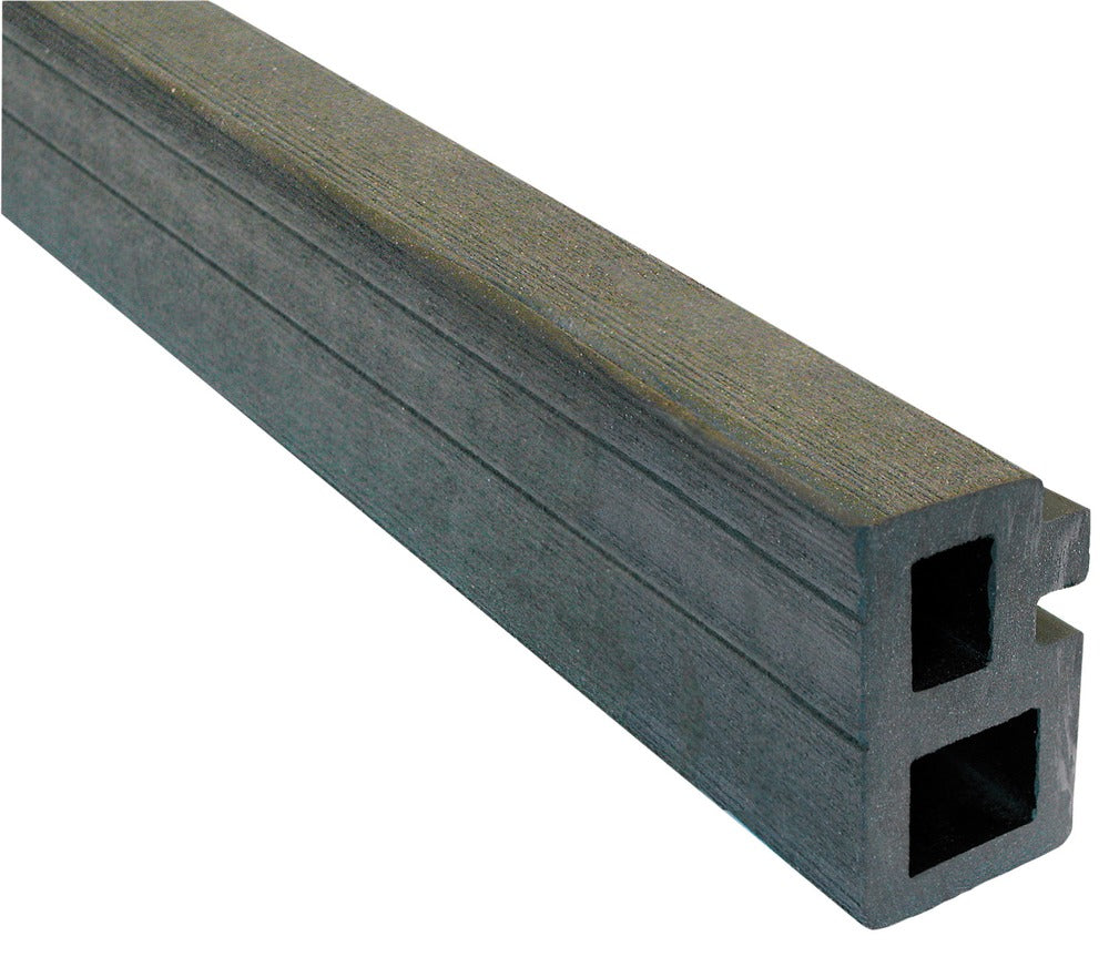 Elephant Regel/afdeklijst WPC Antraciet 30x50x2250mm 2st FSC 100%-559672