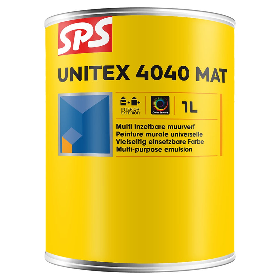 SPS Muurverf Unitex 4040 Mat Mengbasis D 1L-559990