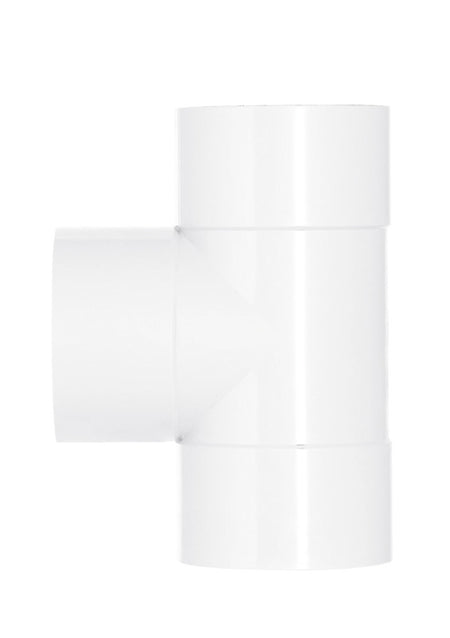 T-Stuk PVC 3x lijmmof wit wanddikte 3,2 Ø 40x40 mm 90° KOMO-keur-560214