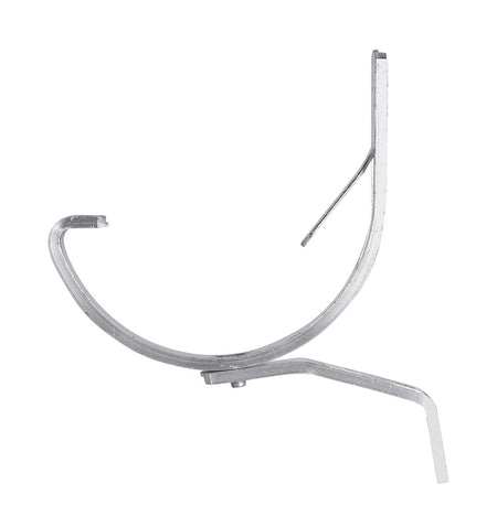 Beugel 2 aluminium 100 mm t.b.v. mastgoot muur/gevel bevestiging-560224