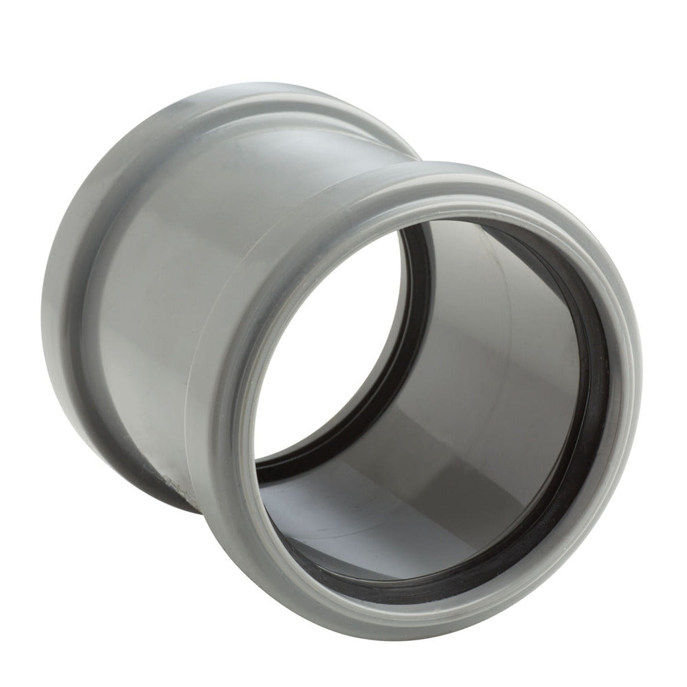 Overschuifmof PVC 2x manchetmof wanddikte 3,2 mm Ø 75 mm KOMO-keur-560248