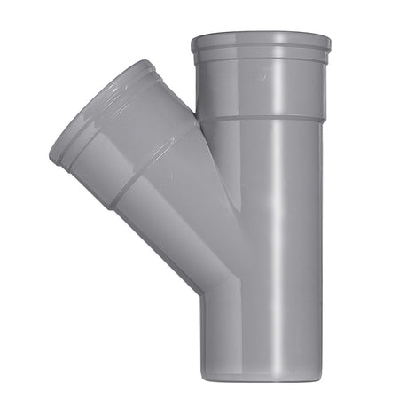 T-Stuk PVC 2x machetmof Ø 110x110 mm 45° KOMO-keur-560249