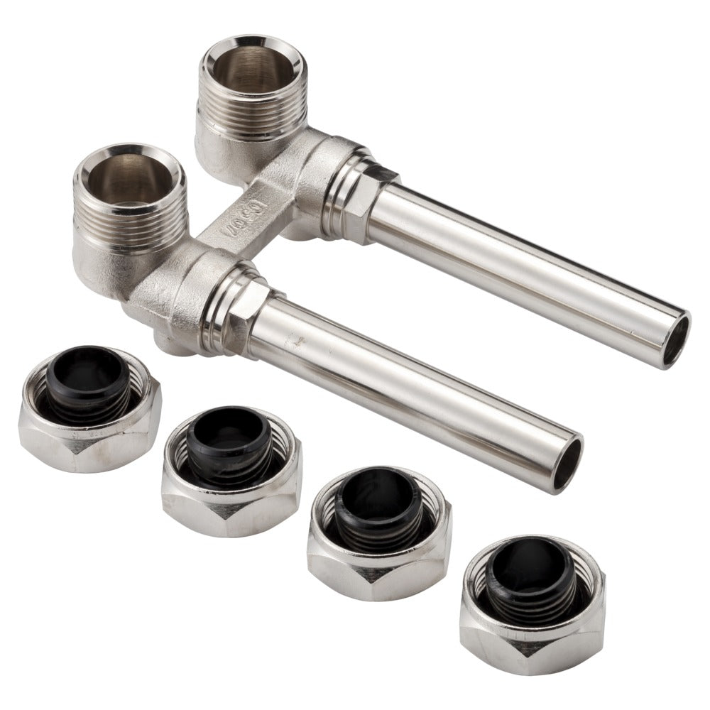 Viega Pexfit Radiatoraansluitstuk 1097.7 vernikkeld 15 mm-560331