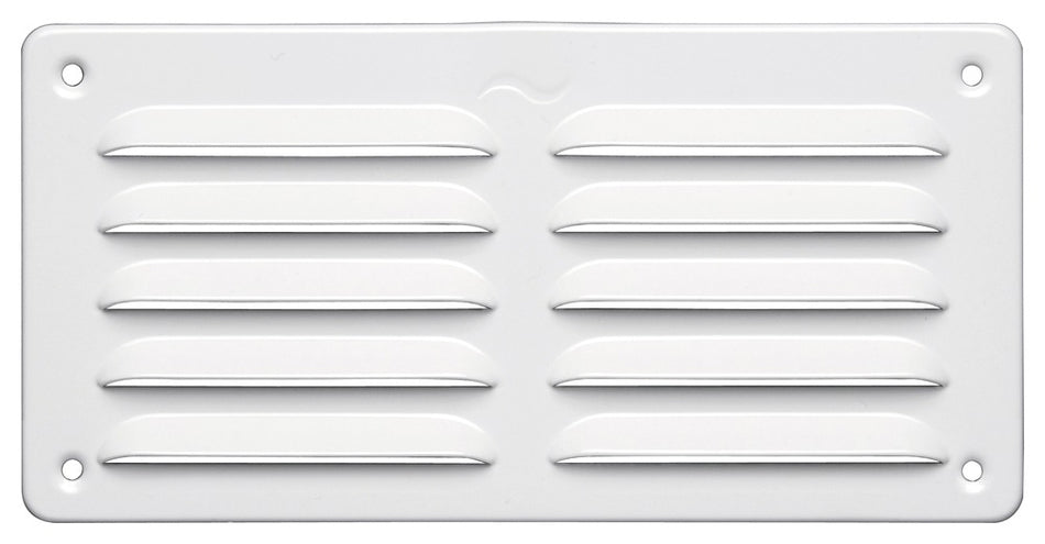 AirPro Schoepenrooster aluminium 18x9 cm wit-561240